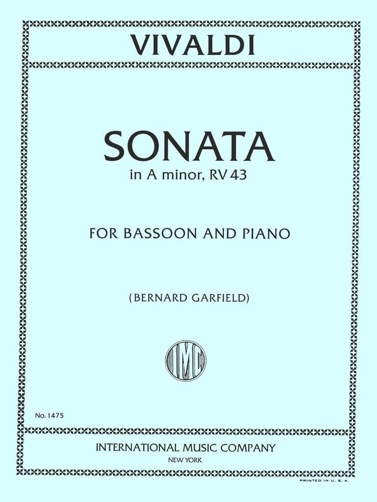 Sonata N. 3 La M. Rv 43 (Garfield)